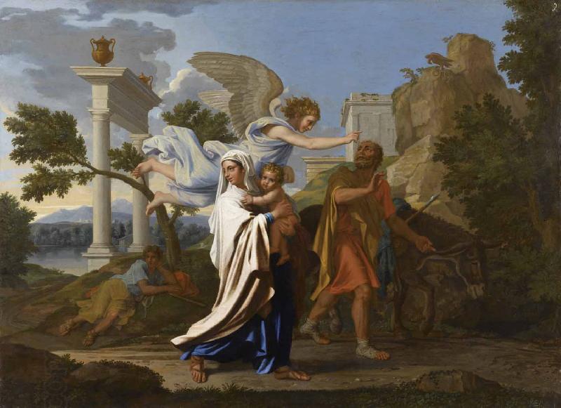 Nicolas Poussin Flight into Egypt oil painting picture